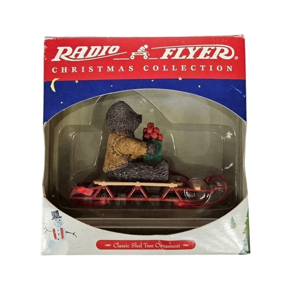 Radio Flyer Christmas Collection Model 110 Classic Sled Tree Ornament - Picture 11 of 11